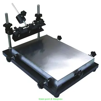 PUHUI Orignal 700mmx500mm Dimensiuni mai Mari de Simplu Manual de Stencil Printer Mașină de Lipire de Înaltă Precizie PCB Pasta de Imprimare de Mătase Instrumente