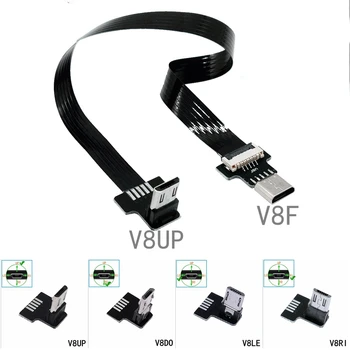 FPC stecker Hohe Qualität 1m Micro USB 2,0 B 5pin FPV conexiunile de transport cu zu Weiblichen M / F Verlängerung Lade daten Ladegerät Blei D