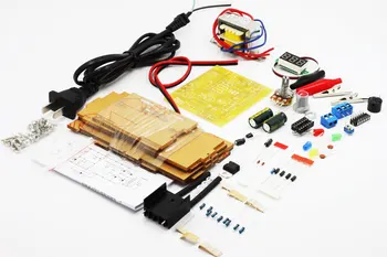 Electronice diy părți lm317 reglabile regulator de tensiune de bord kit kit de alimentare transformator