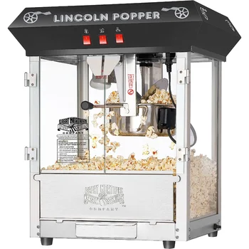 Great Northern Popcorn Bar Negru Stil Lincoln 8 Uncie Antic Masina De Popcorn (Stil Bar)