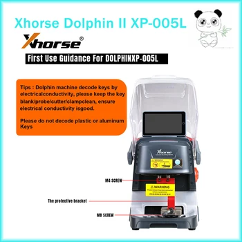Xhorse Delfin II XP-005L XP005L Automat Portabil Masina de debitat Cheie Reglabilă cu Ecran și Baterie Built-in