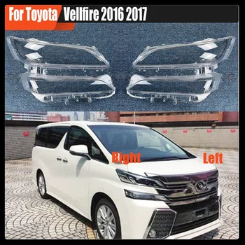 Pentru Toyota Vellfire 2016 2017 Nuanta Transparent Masca Faruri Capacul Abajur Far Shell Plexiglas Auto Piese De Schimb