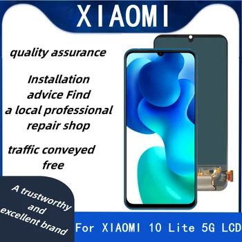 Super Original Ecran Pentru Xiaomi MI Lite 10 5G de Afișare Funcția de Amprentă digitală 10 Touch Ecran Înlocuire Pentru MI10 Lite 5G Global