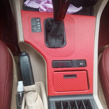 Auto-Styling 3D 5D Fibra de Carbon Auto Interior Consola centrala Culoare Schimbare de Turnare Decalcomanii Autocolant Pentru BMW Seria 5 E39 1999-2004
