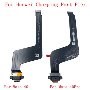 USB Port de Încărcare Conector Bord Piese Flex Pentru Huawei Mate 40 40 Pro Conector de Încărcare Cablu Flex Piese de schimb