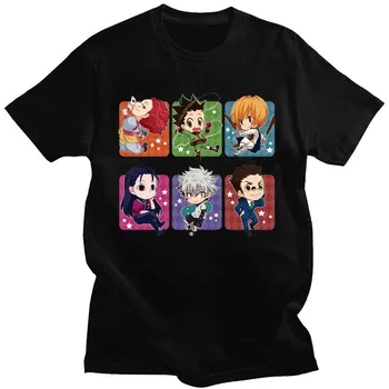 De vară pentru Bărbați T-Shirt Doamnelor Kawaii Moda de Top Desene animate Tricou Populare Anime Hunter X Bumbac Casual Tricou Harajuku Femei T-Shirt