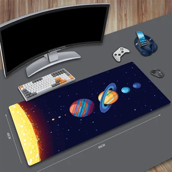 Sistem Solar de Gaming Mousepad Birou Covor Gamer Mousepad Mare Mouse-ul Mat Pentru Copii Tampoane de Birou Keyboard Rogojini Design Mouse Pad