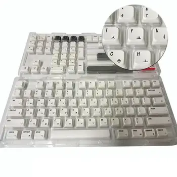 Tastatură mecanică Potrivit pentru MAC Keycap PBT Sublimare XDA Înălțime Fonetic Thai rusă Mic Set Complet De 127 Cheile Z8H0