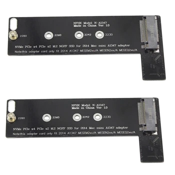 2X Nou Nvme M2 SSD Converter Card Pentru a Pentru a Aplica Mac Mini 2014 A1347 MEGEN2 MEGEQ2 Adaptor