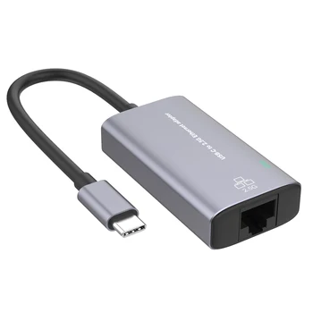 Cu fir de 2500M C USB 2.5 G Externe placa de Retea Cablu de Tip C Pentru Convertor RJ45 Ethernet Lan Adaptor Hub pentru MacBook Pro Laptop PC