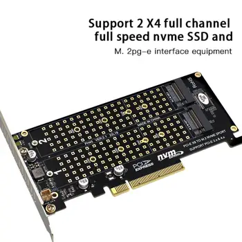 RYRA PCI-EX8 Dual-disk NVME M. 2 MKEY SSD RAID Matrice de Expansiune Adaptor Placa de baza PCI-E Card Split