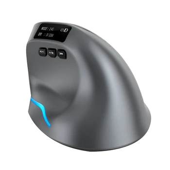 1 BUC USB RGB Reîncărcabilă Mouse-ul fără Fir Bluetooth Mouse-ul Cu Ecran OLED Pentru Calculator Laptop Tablete Ergonomie Soareci de Jocuri de noroc