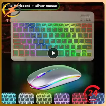 1~8PCS Profesionale Tastatură Pentru Smartphone Tableta Laptop Rgb Wireless Keyboard Mouse Tastatura Backlit Keyboard Mouse-ul