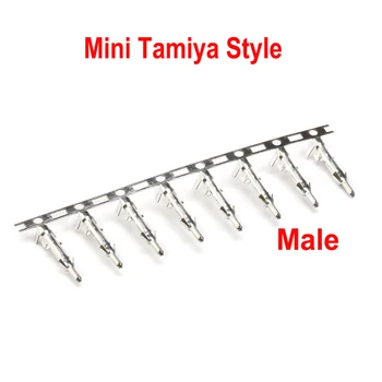 100BUC Mini-Tamiya Stil Masculin Reed Terminal Cablu de 4.2 mm Pas Reed Carcasa Conectorului Jumper