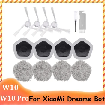 14Pcs Perie Laterală Mop Pânză Și Mop Suport Pentru Xiaomi Dreame Bot W10 & W10 Pro Aspirator Robot de Înlocuire Accesorii