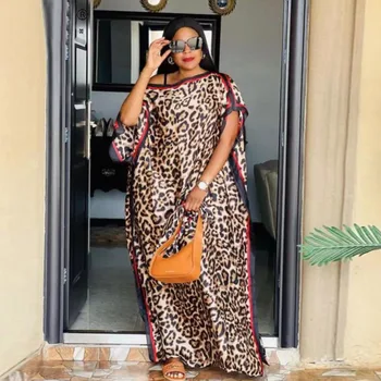 African Rochii Pentru Femei 2023 Musulman Noi O-neck Maxi Femme Halat Nigerian Haine Tradiționale de Vară de Moda Abayas Dubai Boubou