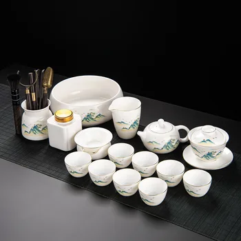 Chineză Ceașcă de Ceai Oală Infuzorul de Lux, Filtru de Ceai Kung-Fu Tradițional, Serviciu de Fincan Takımı pentru Ceai Berii AB50TS
