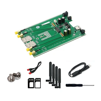 Kit adaptor M. 2(unitati solid state) 3G/4G/5G Module Pentru USB3.0 Duale Cu Slot pentru Card SIM Și 4X2.4G/5G Antena Pentru RM500Q GM800 SIM8200 5G