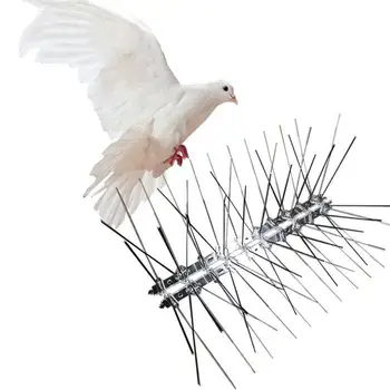 De Vânzare La Cald Plastic Repeller Păsări Și Porumbei Piroane De Descurajare Anti Pasăre Din Oțel Inoxidabil Spike Strip Pasăre Sperietoare Repeller Pentru Porumbel