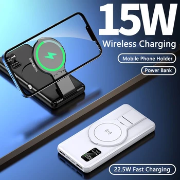 15W Magnetic Wireless Încărcător pentru iPhone 14 13 12 Power Bank 10000mAh PD 22.5 W Încărcare Rapidă pentru Huawei, Xiaomi, Samsung Powerbank