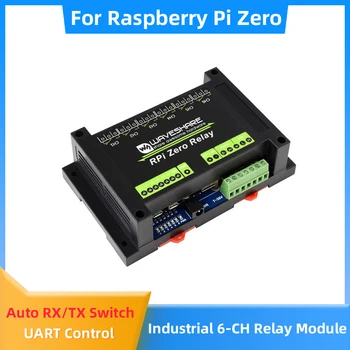 Raspberry Pi Zero Industriale 6-ch Releu Modul RS485/POT Half-Duplex Comunicare UART Control Auto RX/TX Comutator Pentru Pi Zero 2