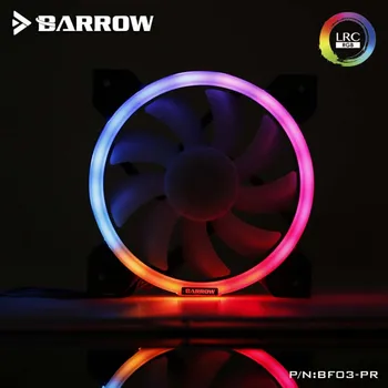 Barrow pc de răcire 120mm PWM RGB Ventilator 4PIN cu Aura inel Reglabil efect de lumină hidraulice rulment pentru Radiator Calculator BF03-PR