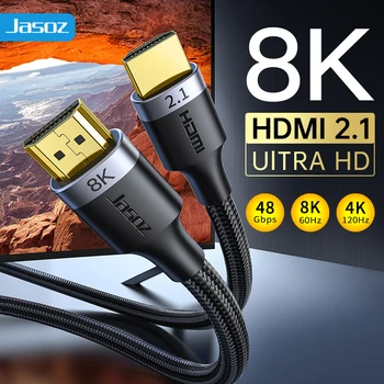 8K HDMI-Cablu Compatibil 4K@120Hz 8K@60Hz HDMI 2.1 Cablu 48Gbps Adaptor Pentru RTX 3080 eARC HDR Cablu Video PC, Laptop TV box PS5