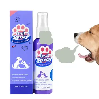 Câinele Dentare Spray Dentar cu Apă Proaspătă Spray Pentru Caini Dog apa de gura Pentru Dinti curati 30ml Cat de Ingrijire Dentara Respiratia urat mirositoare Pisica