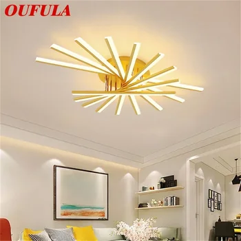 OUFULA Nordic Lumini Plafon Moderne, Creative, Lămpi cu LED-uri Corpuri de iluminat Pentru Living, Sufragerie