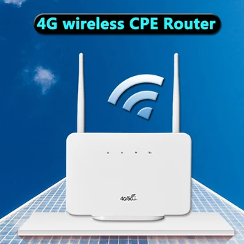 4G Router Wireless 300Mbps Router 4G Modem Wireless Antenă Externă cu Slot pentru Card Sim UE Plug Conexiune la Internet