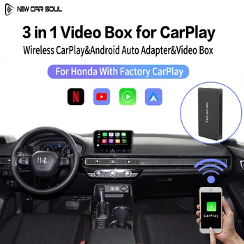 ÎN BLUK CarPlay Mini-Ai TV Box Andoroid 11 Wireless CarPlay, Android Auto Pentru Renault, Audi, Mazda, Toyota Netflix, YouTube