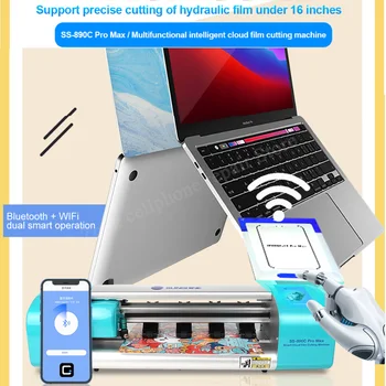 Soare SS-890C PRO Max 16 Inch Inteligent WIFi+Bluetooth Film Cutter Pentru AirPods ipad-uri de telefon ceasuri, laptop-uri foaie de Banda Taie