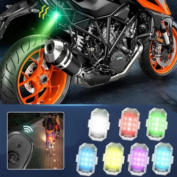 Motocicleta Strobe de Lumină Multi-Utilizare LED Lumina Strobe Protector,de Înaltă Luminozitate USB Reîncărcabilă Flash,USB Reîncărcabilă de Iluminat
