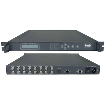 FU3235 8*DVB-S/S2 la IP IRD SPTS IP Gateway Receptor de Satelit(8 RF, 64 SPTS/IP/UDP/Multicast/Gigabit Out)
