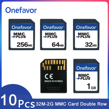 Onefavor 10buc MMC Card de Memorie 13Pins Rând Dublu 32M 64M 128M 256M 512M, 1G 2G Tensiune MultiMedia Card Vechi aparat de Fotografiat Telefon Mobil