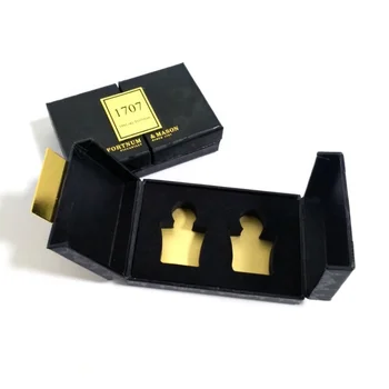 Dublu parfum pachet box set personalizat parfum cutie de ambalaj design tipărite parfum ambalaj cutie