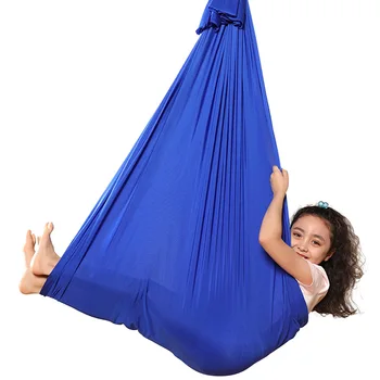 150X280CM Ourdoor Copii Leagăn Agățat de Scaunul de Yoga de Fitness Hamac Nailon Elastic Terapie Strânge Folie de Aerial Yoga Echipamente