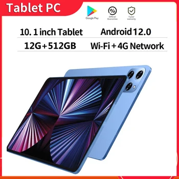 2023 Noi 10.1 Inch Tablete Android 12.0 Zece Core 12GB RAM 512GB ROM Dual 4G LTE Telefon Bluetooth, WiFi, Google Tablet PC