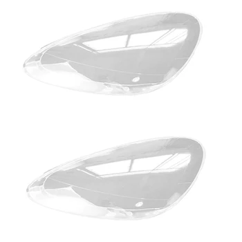 2X de-Porsche Cayenne 2010 2011 2012 2013 2014 Stânga Far Shell Abajur Transparent Capac Obiectiv Capac pentru Faruri