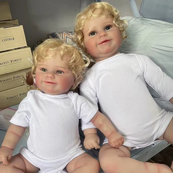 50/60CM Renăscut Maddie În Ochii Verzi Renăscut Băiat Papusa Moale de Pluș Natural Corpul Baby Doll Vopsea cu Geneza Vopsea Vizibile