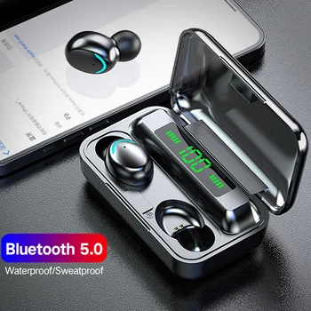 F9 TWS Casti Wireless cu Microfon Fone Casti Bluetooth Sport Pavilioane Căștile Apple pentru IPhone, Xiaomi, Huawei