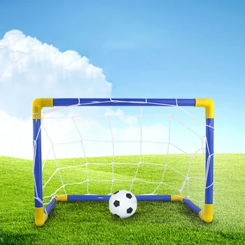 Interioară, Mini Pliere Fotbal Goal Post Net Set + Pompa De Joc Acasă În Aer Liber, Jocuri, Jucarii Copii Sport Echipamente De Formare