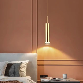 Modern Reglabil Pandantiv cu LED-uri Lumini Minimalist Restaurant /cafenea/Camera de zi/Lampă de Noptieră Linie Lungă Atârna Lampa