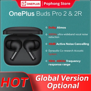 Versiune globală Opțional OnePlus Muguri Pro 2 2R TWS Pavilioane ANC Căști Bluetooth Dual Dinamic 3micSports Cască