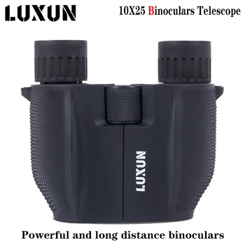 Mini LUXUN 10X25 Binoclu Telescop HD Viziune de Noapte Binoclu pentru Vanatoare Bak4 Ochean de Călătorie de Vânătoare, Echipament de Camping
