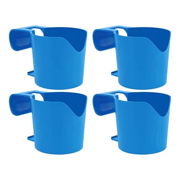 4buc Albastru Piscină Titularii de Ceașcă Recipient de Plastic Cârlig Pentru Piscina Partea Băuturi Băuturi Bere de Stocare