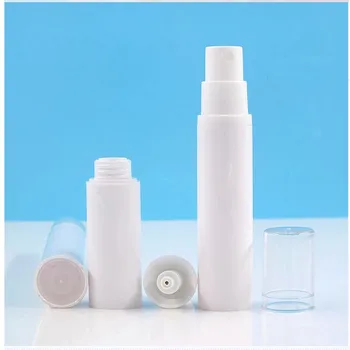 20pc Pompa de Plastic de Sticla de 10ml 5ml 15ml Pompa de Vid Sticla de Călătorie de Îmbuteliere Recipient Alb Lightproof Pulverizare Airless/Lotiune de Sticla
