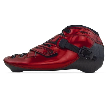 BONT Vaypor 2PT Roșu Strălucitor Inline patine de Carbon Profesionale Șosea cizme de skate