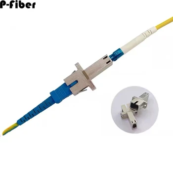 5pcs LC-SC fibra optica cuplaj de adaptor flanșă single multimode conector pătrat mic lc sc conector