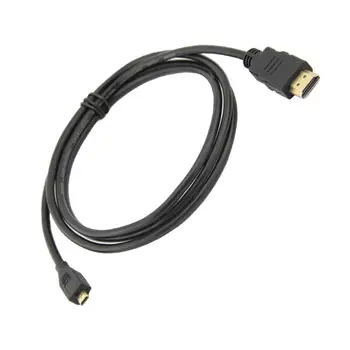 Micro HDMI-Cablu Compatibil V1.4 1M de sex Masculin Placat cu Aur Cablu Adaptor Pentru Tableta, HDTV Telefon Android Raspberry Pi 4B/3B+/3B